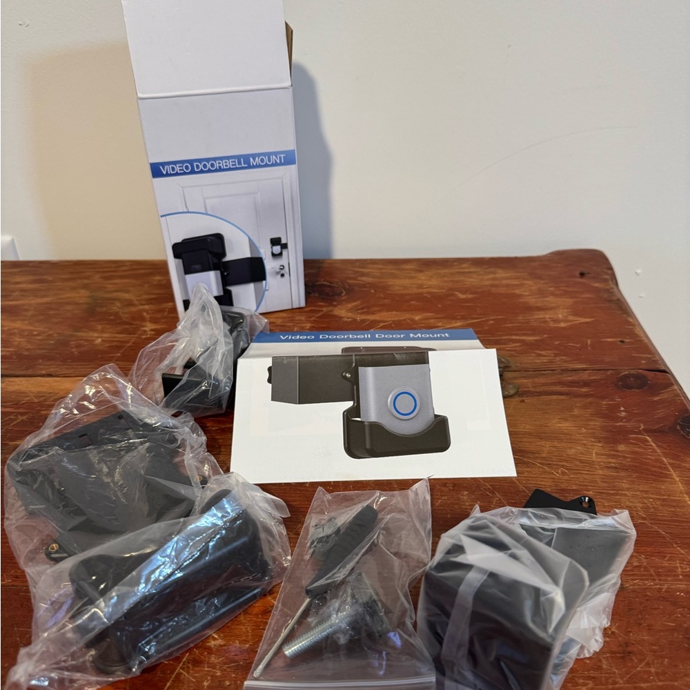 Black Video Doorbell Mount